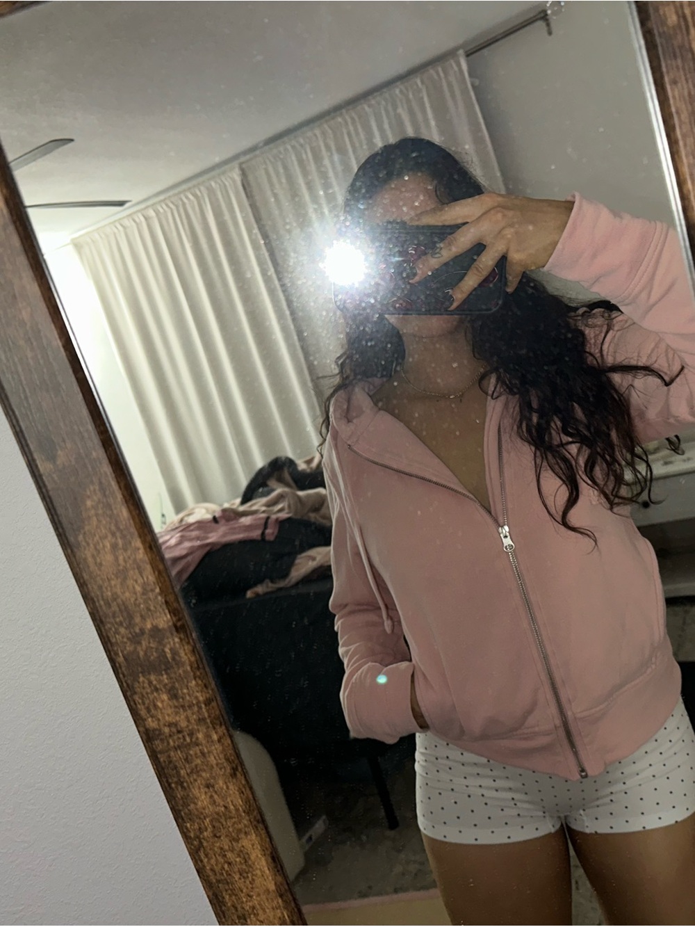 Zella zip up 100% cotton